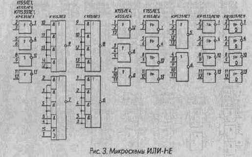 Микросхемы серии ТТЛ